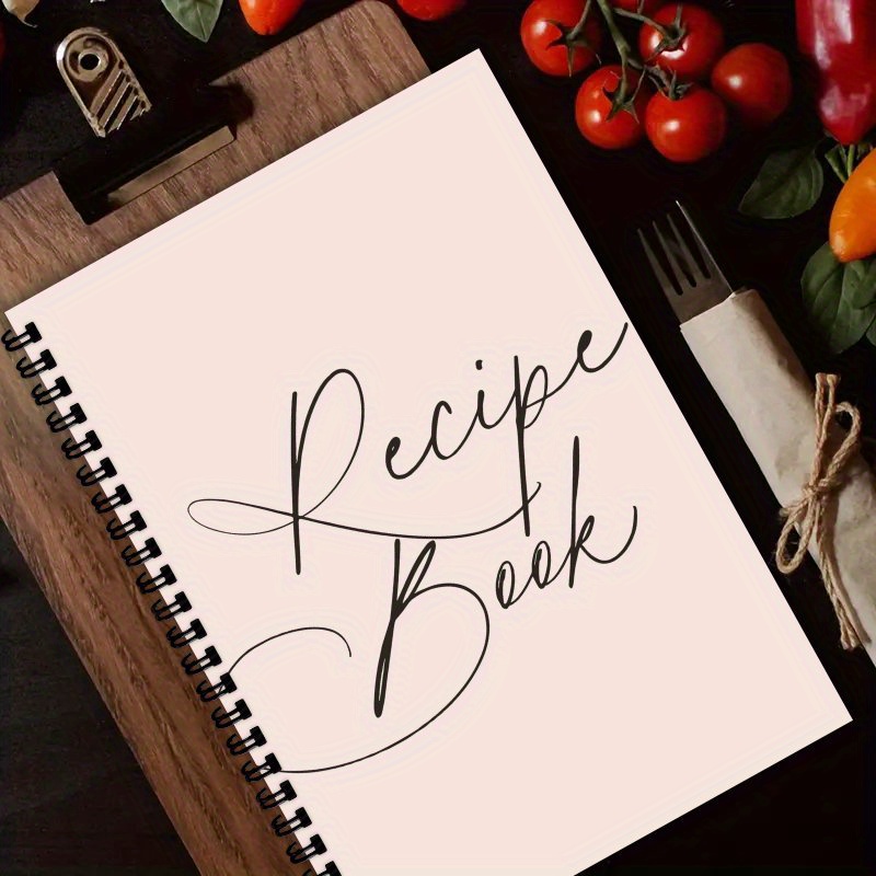 Cocktail Recipe Book - A5 Spiral Recipe Book, A Blank
