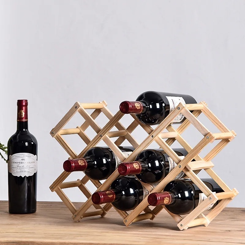 Home Bar Setup - Stackable Wine Storage Shelves 3, 5,