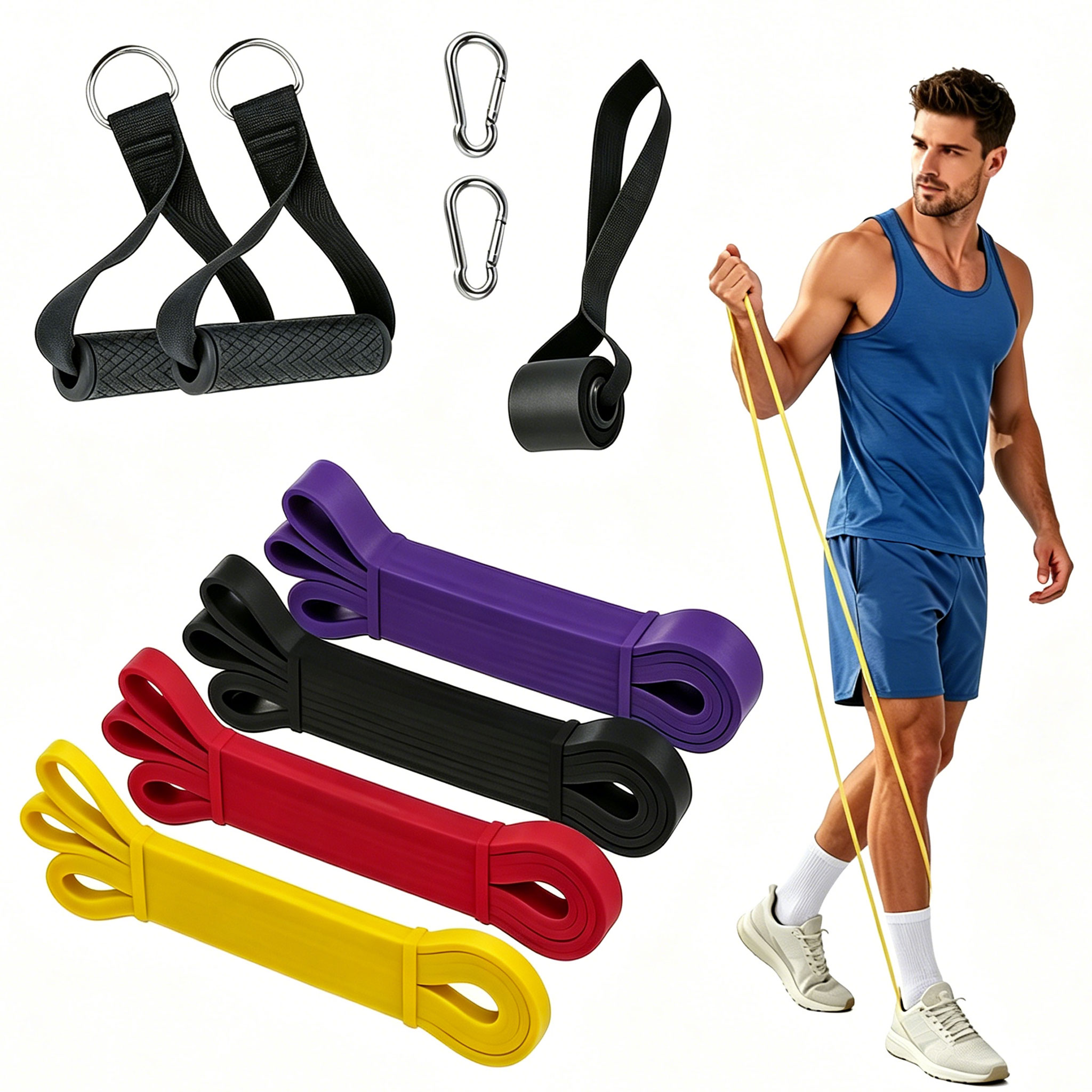 Home Bar Setup - Men's Pull-Up Power Band Set, Horizontal
