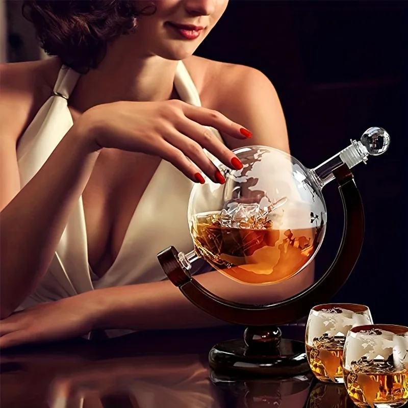 850ml Whiskey Globe Decanter S - огляд і ціна Decanter Globe Set