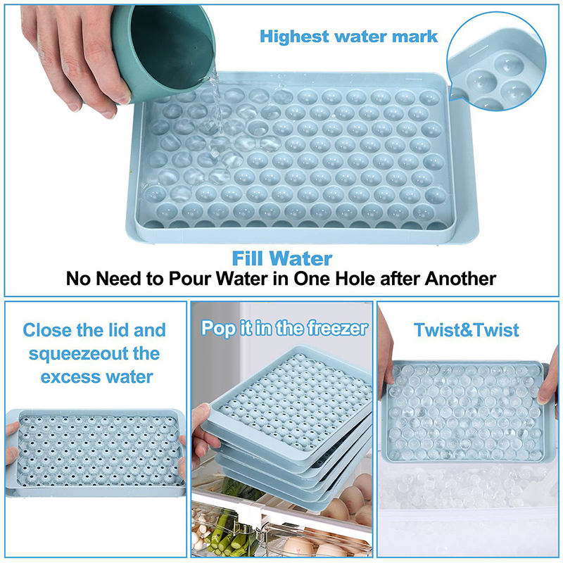 Mini Ice Cube Tray 104 Holes R - огляд і ціна Ice Mold Sphere