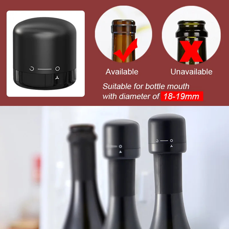 1-5pcs Vacuum Sealed Wine Bott - огляд і ціна Wine Preservation Pump