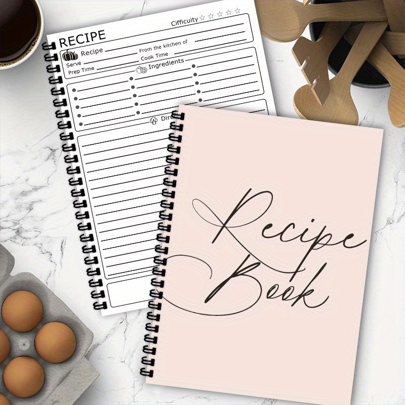 A5 Spiral Recipe Book, A Blank - огляд і ціна Cocktail Recipe Book