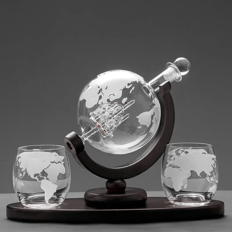 Whiskey Glass Set Crystal Glob - огляд і ціна Decanter Globe Set