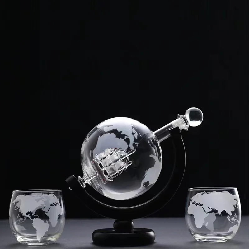 Whiskey Glass Set Crystal Glob - огляд і ціна Decanter Globe Set