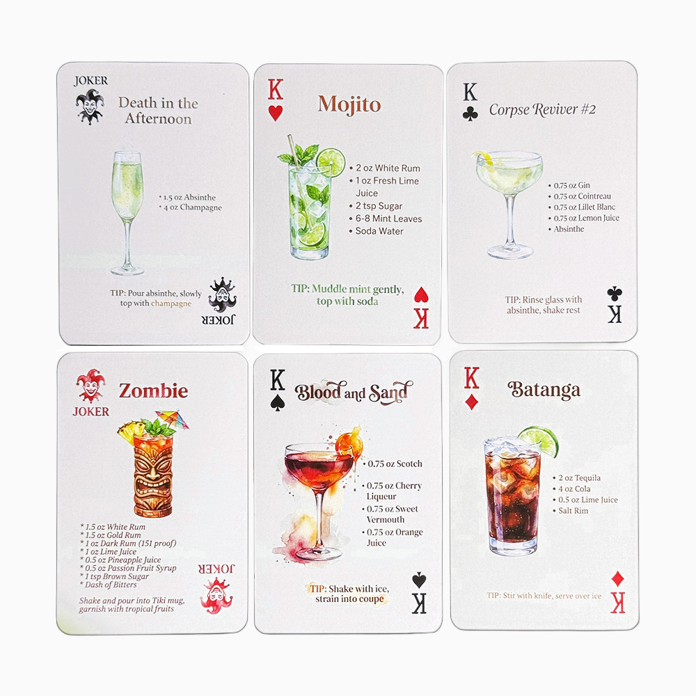 54-Card Deck of Original Cockt - огляд і ціна Cocktail Recipe Book