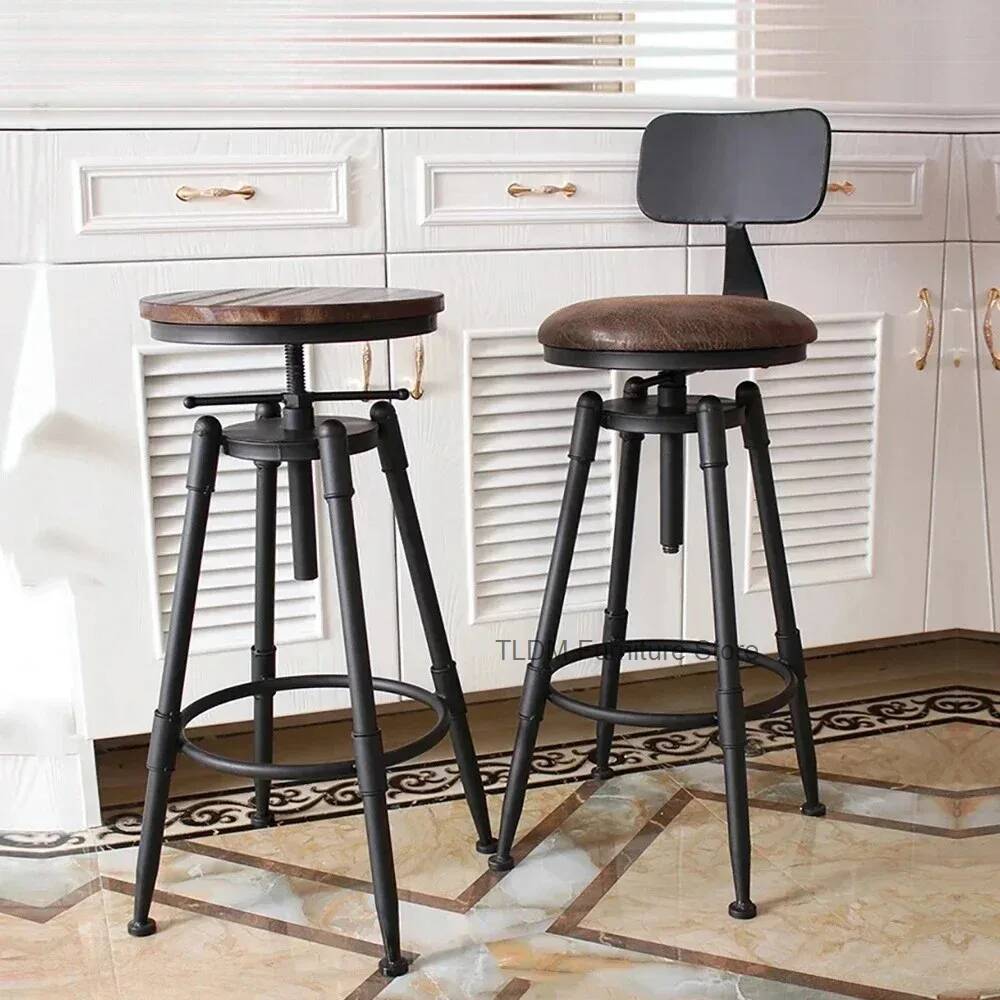 Retro Iron Bar Chair Counter S - огляд і ціна Home Bar Seating