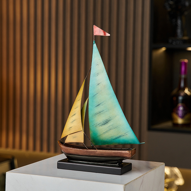 Creative Sailboat Model Orname - огляд і ціна Home Bar Setup